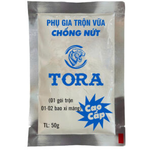 TORA Phụ gia trộn vữa chống nứt Gói 50g (100 gói/ thùng)