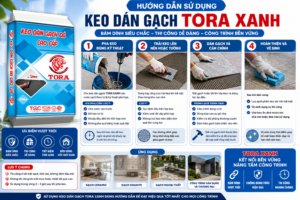 Keo dán gạch TORA XANH