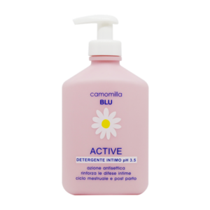 Dung dịch vệ sinh phụ nữ Camomilla BLU Active pH 3.5 300ml