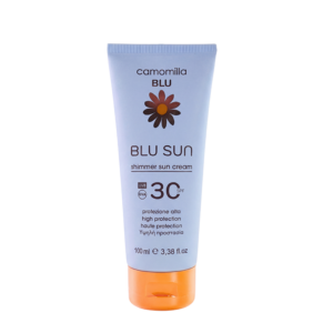 Kem chống nắng toàn thân nhũ vàng Camomilla BLU SUN Shimmer Sun Cream SPF 30 100ml